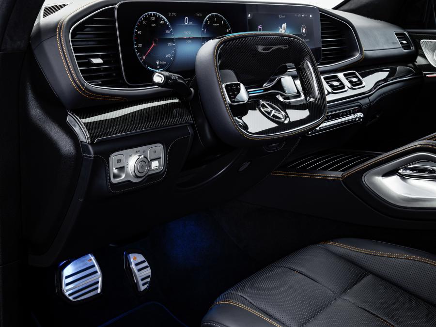 Детали интерьера Mercedes-Benz GLE-Class ESF Concept (V167) 2019 года  (фото 8 из 34)